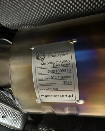 Mercedes-Benz Klasa C cena 1049000 przebieg: 14000, rok produkcji 2012 z Międzychód małe 172